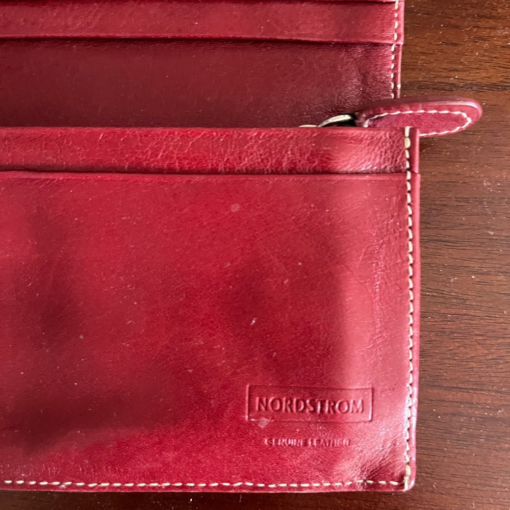 Nordstrom brand leather wallet - Picture 4 of 7